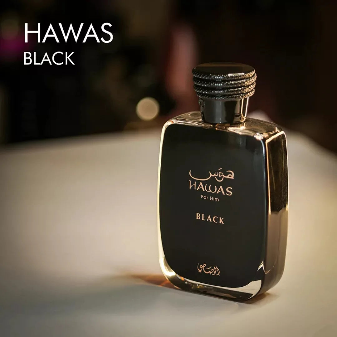 Rasasi Hawas Black 100ml EDP for Him