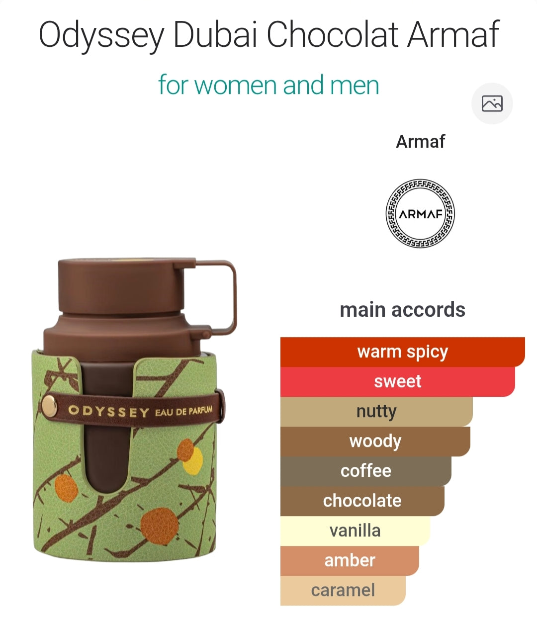 Armaf Odyssey Dubai Chocolate 100 ML EDP