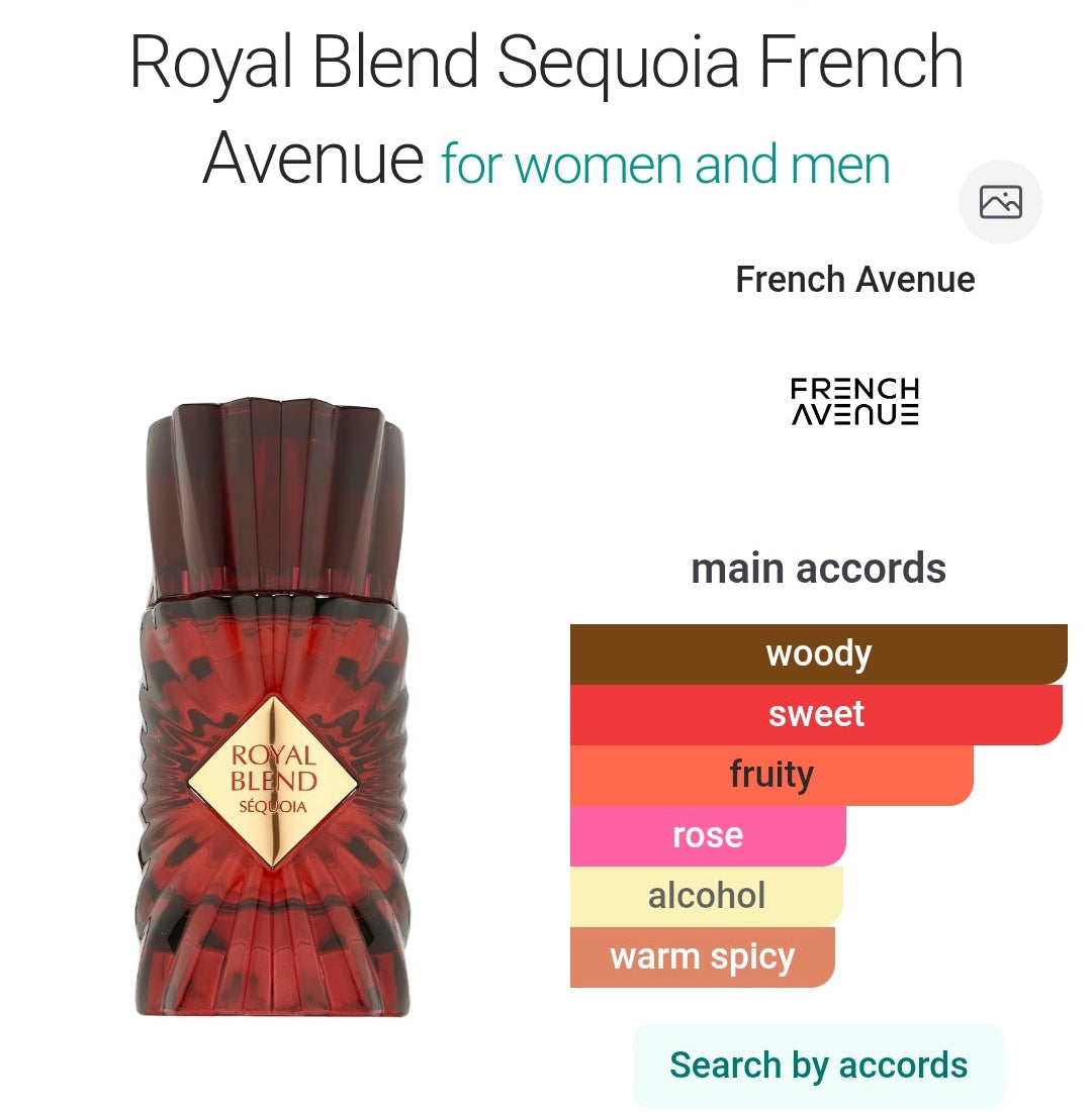 Royal Blend Sequoia 100 ML EDP By French Avenue