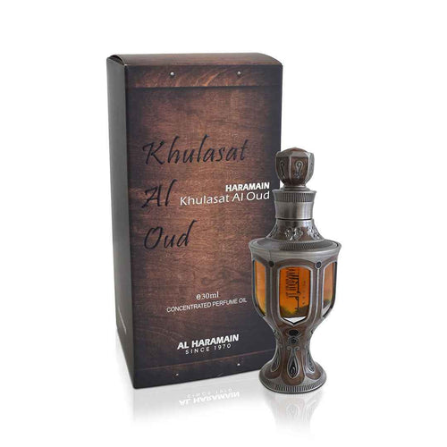 Al Haramain Attar Khulasat Al Oudh 30 ML - Premium Fragrance for Distinctive Elegance