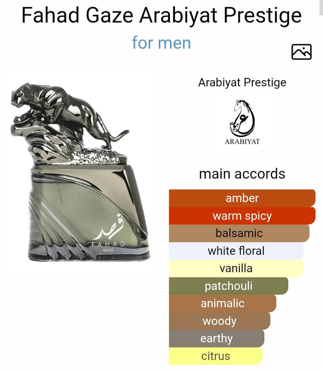 FAHAD GAZE ARABIYAT PRESTIGE - Luxury Arabic-Fragrance