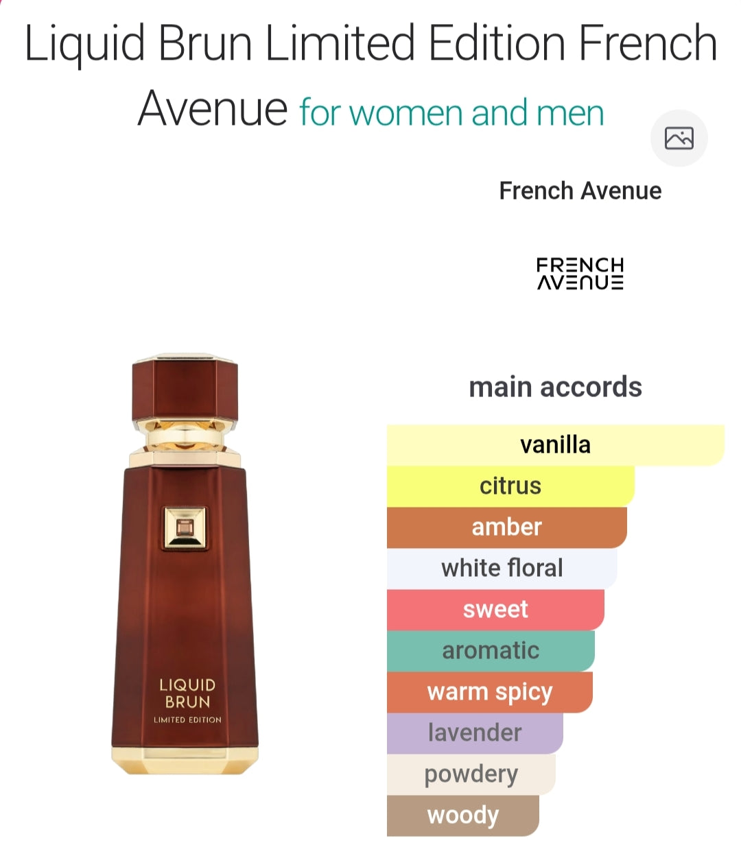 Liquid Brun Limited Edition Perfume Extract 150ml - French Avenue