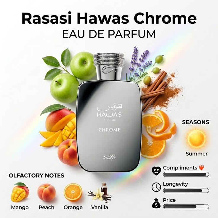 Hawas Crome 100 ML EDP