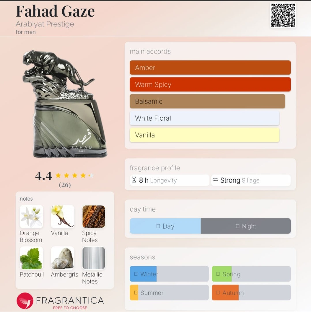 FAHAD GAZE ARABIYAT PRESTIGE - Luxury Arabic-Fragrance