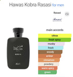 HAWAS KOBRA 100 ML EDP For Him By Rasasi