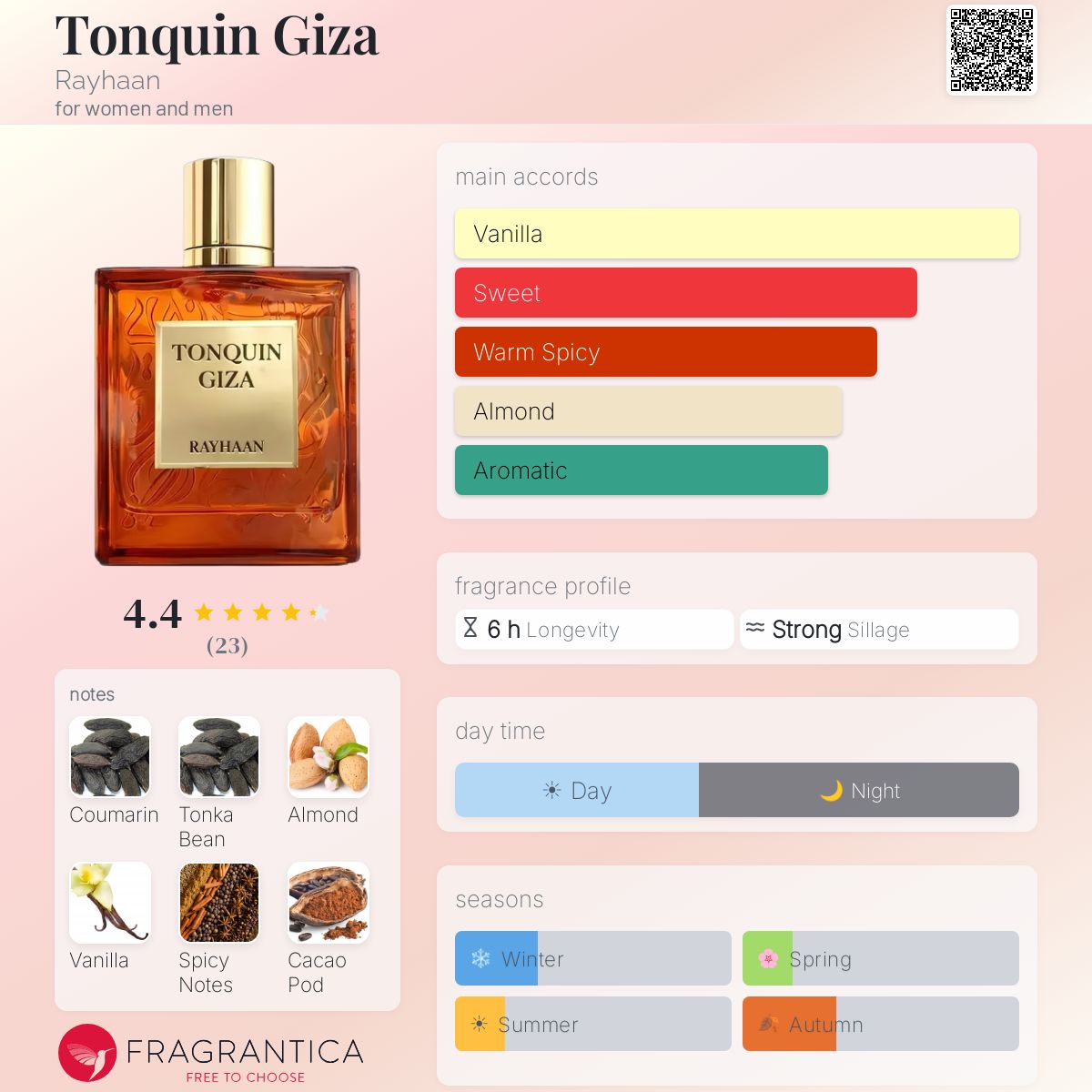 Rayhaan Tonquin Giza Perfume 100 ML EDP