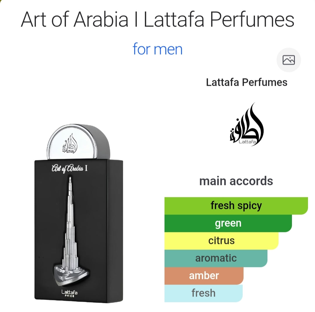 Art of Arabia I 100ml EDP By Lattafa