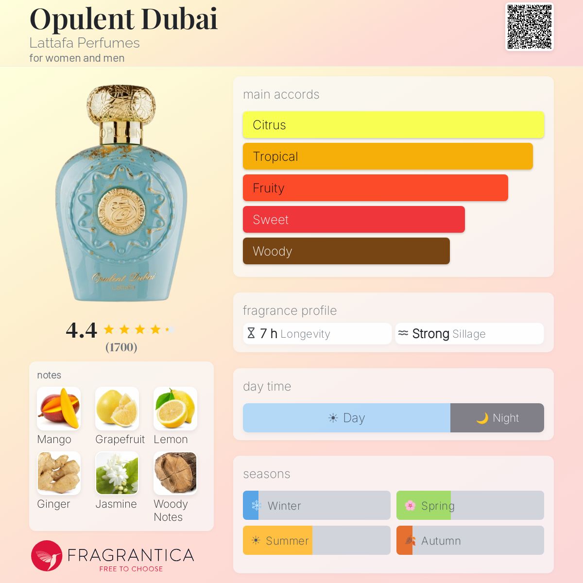 Lattafa Opulent Dubai 100 ML EDP