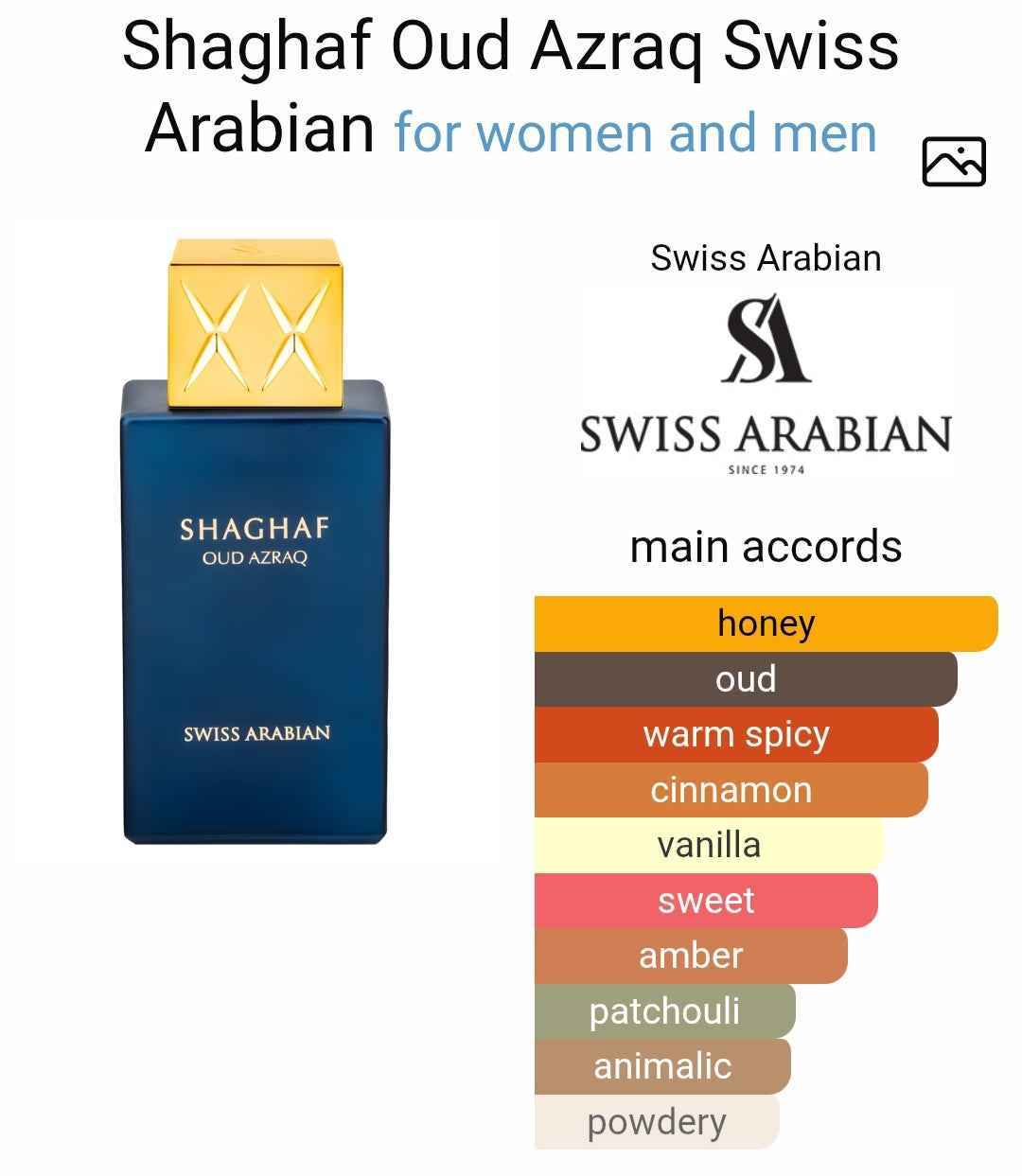 SHAGAF OUD AZRAQ 75 ML EDP (Tester)
