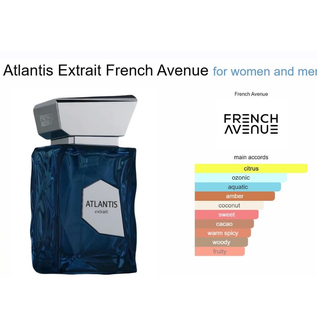 Atlantis Exrait 100 ML EDP By French Avenue