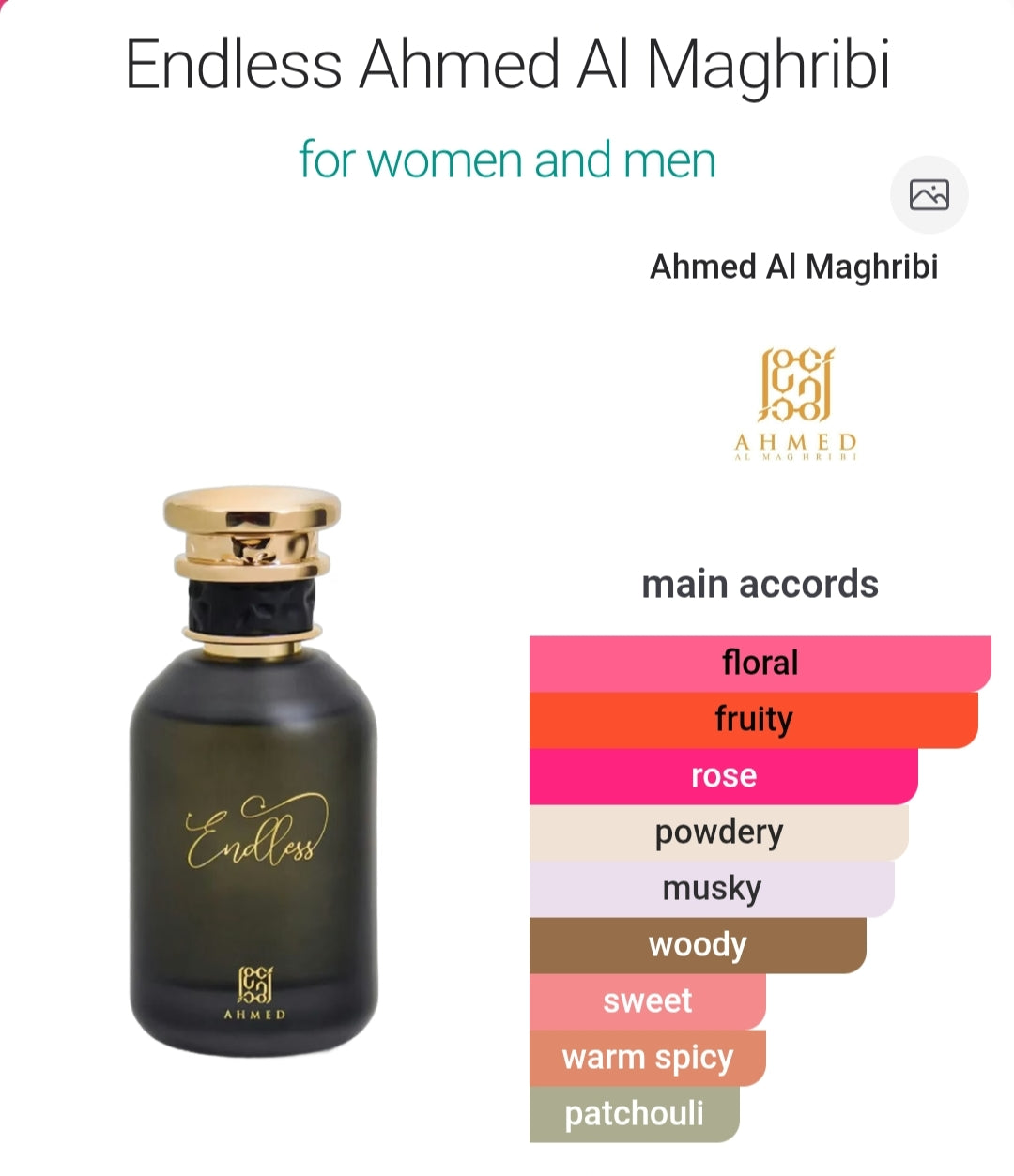 Endless 100 ML EDP By Ahmed Al Maghribi