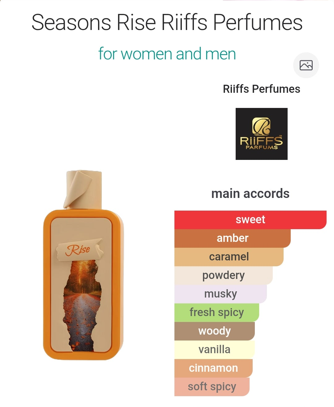SEASONS RISE Unisex Perfume-RIIFFS