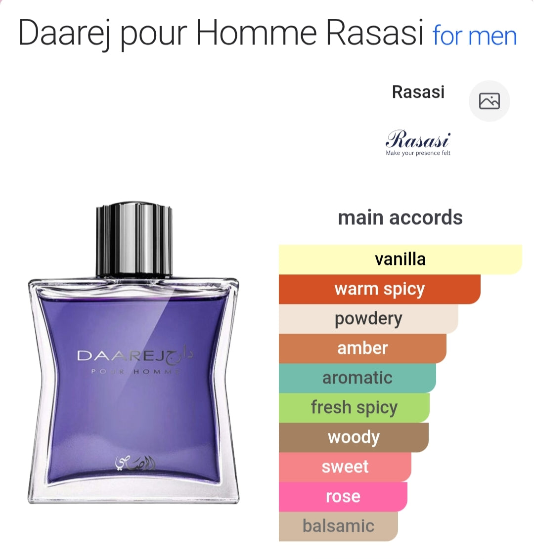 Daarej Pour Homme 100 ML EDP