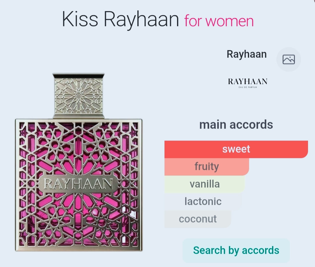 Rayhaan Kiss 100 ML EDP