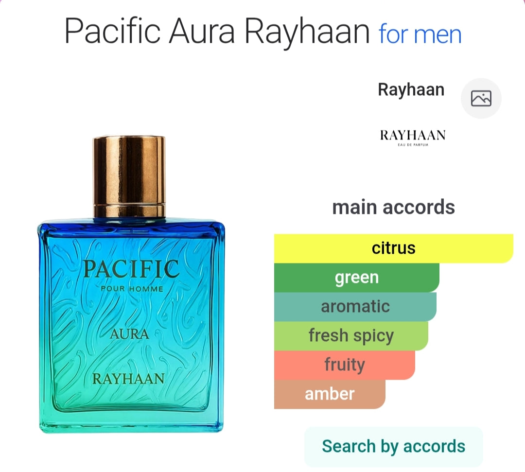 Rayhaan Pacific Aura 100 ML EDP