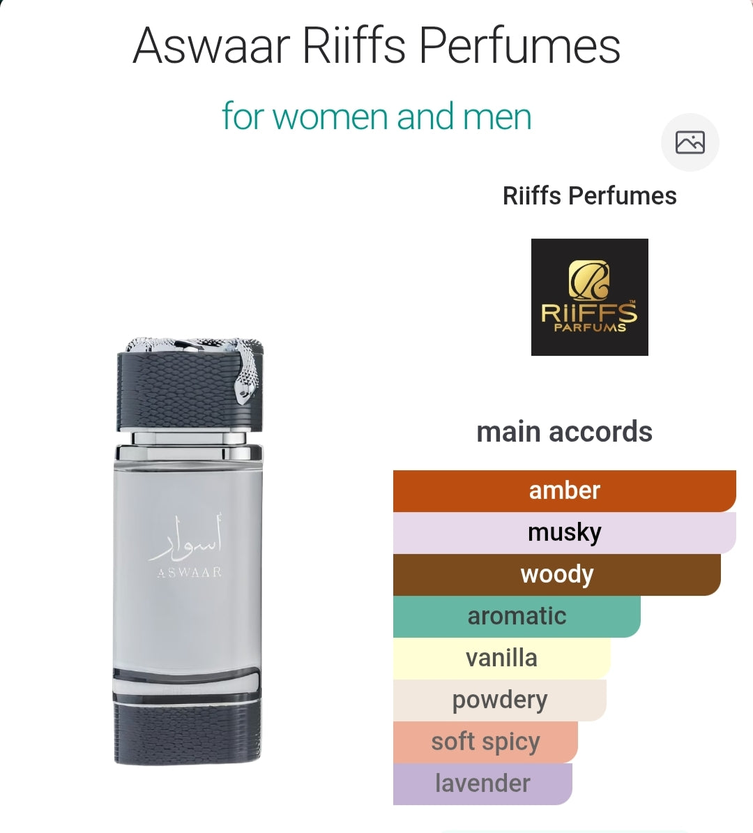 Riiffs Aswar 100ml EDP