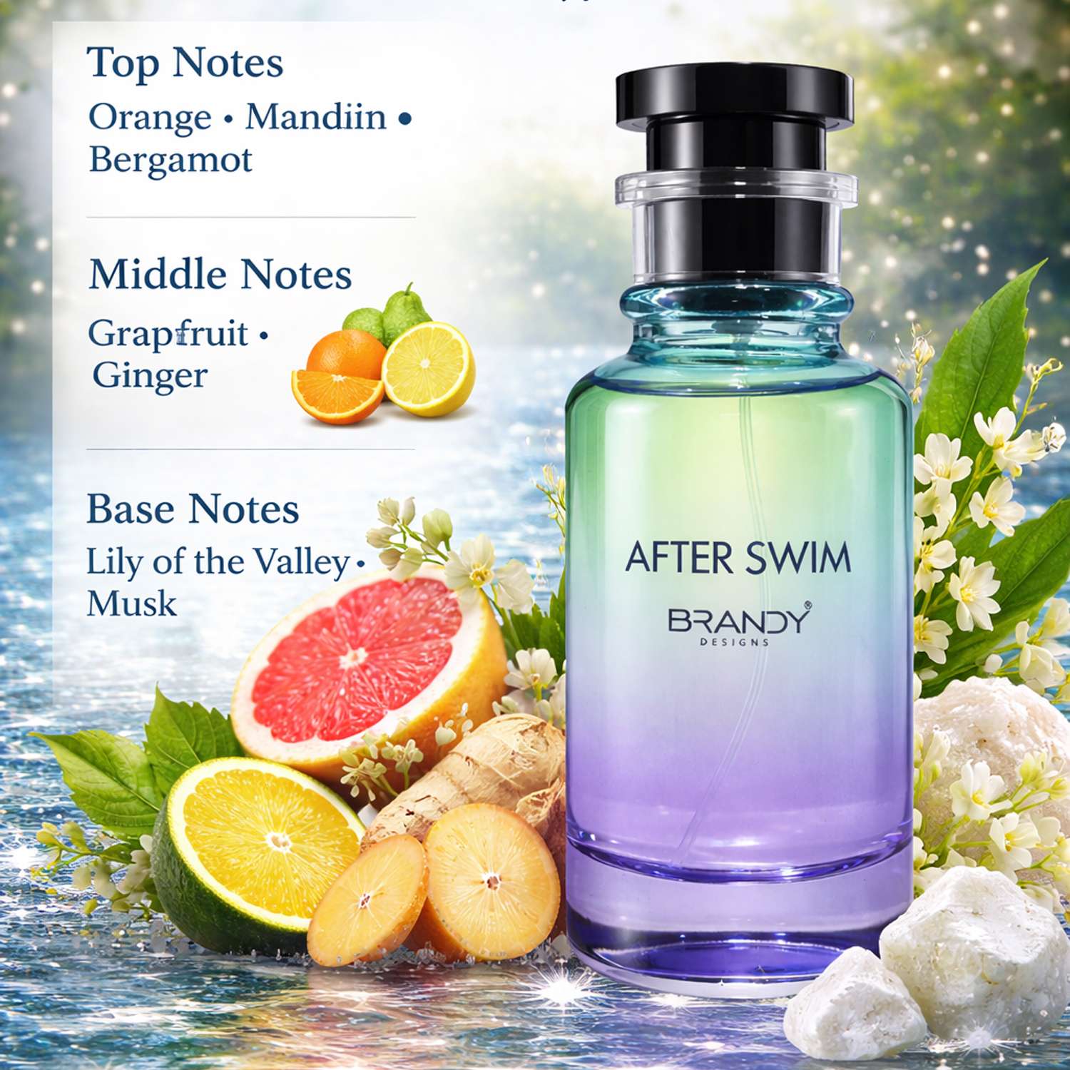 After Swim Eau De Parfum For Unisex – 100 ML by Brandy Designs