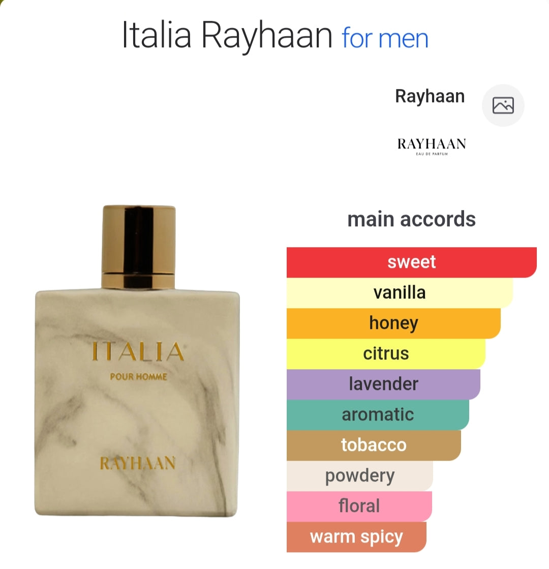 Rayhaan Italia 100 ML EDP