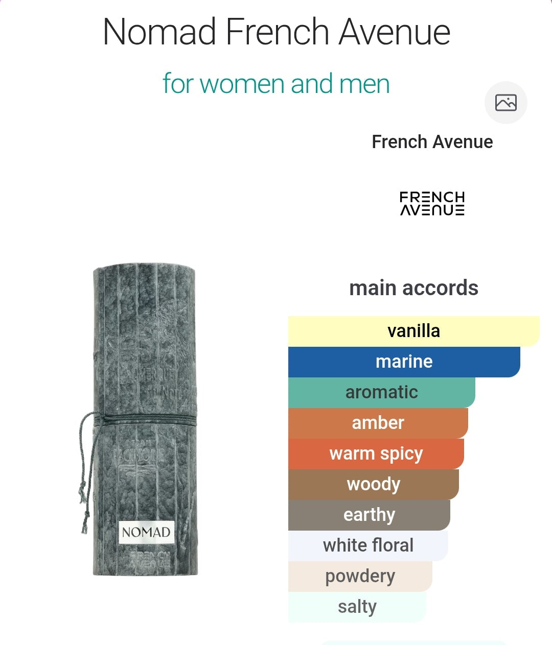 Nomad 100 ML Extrait De Perfume By French Avenue