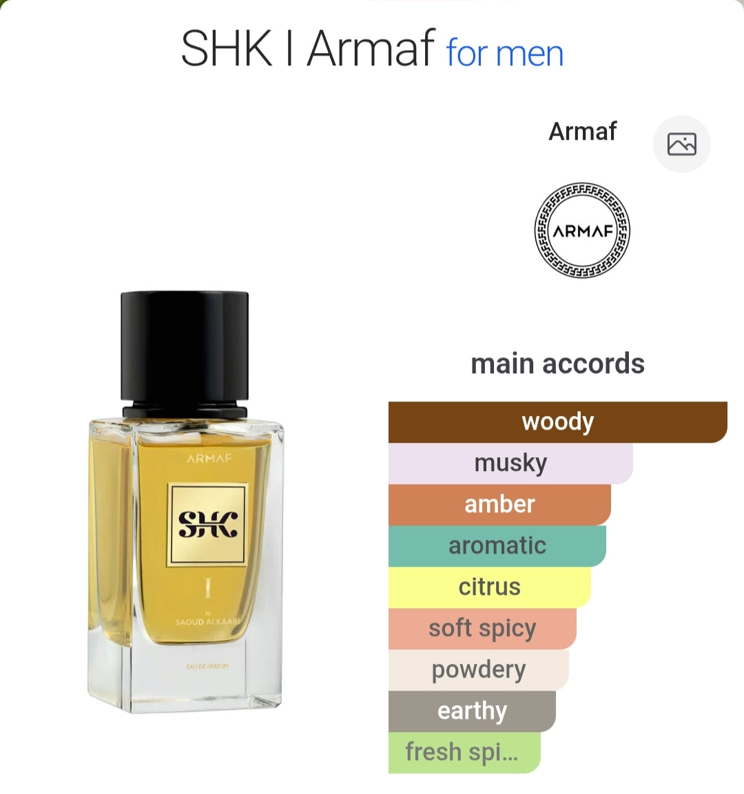 Armaf SHK I By Saoud Alkaabi 100 ML Eau De Parfum