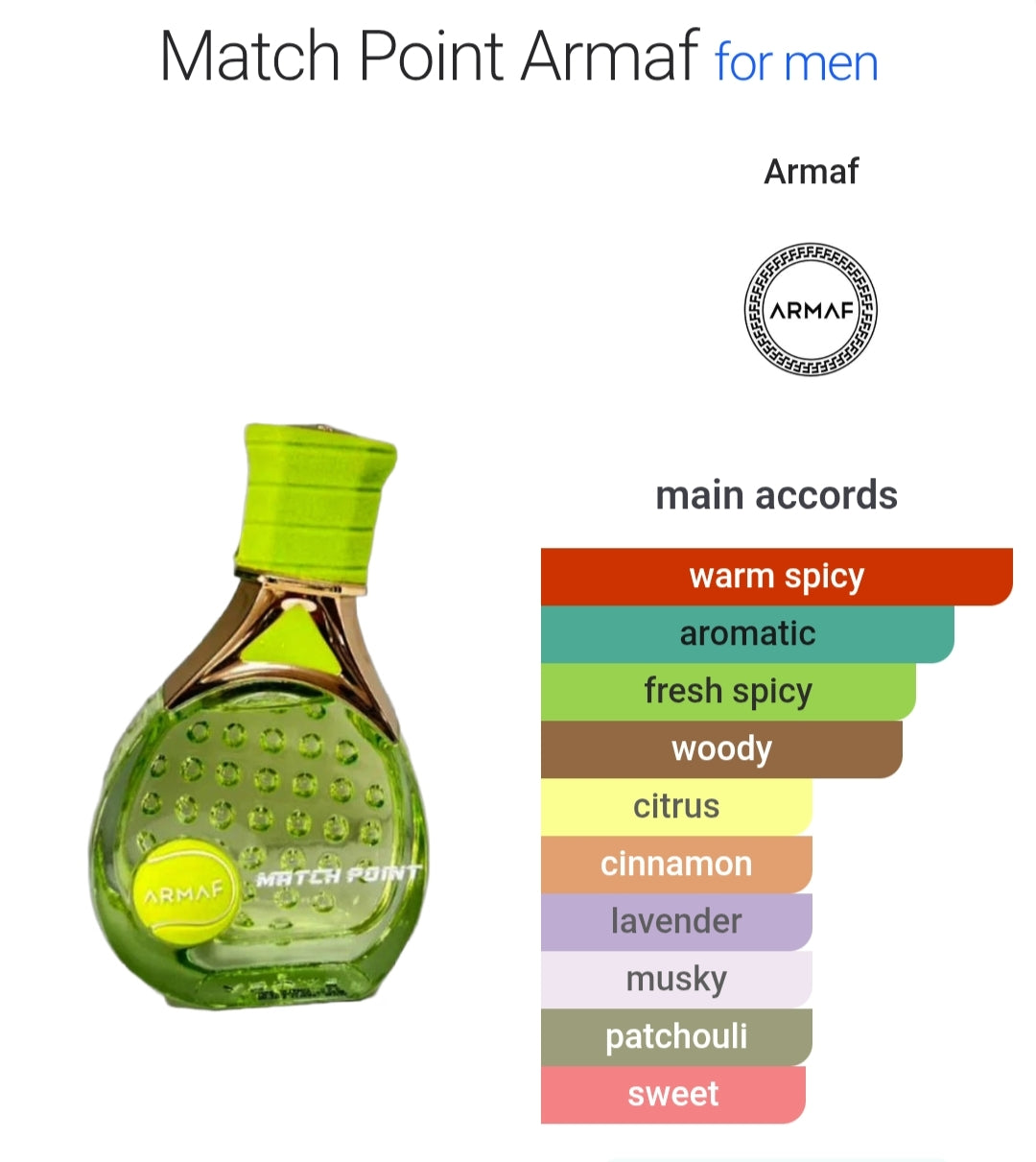 Armaf Match Point 100 ML EDP