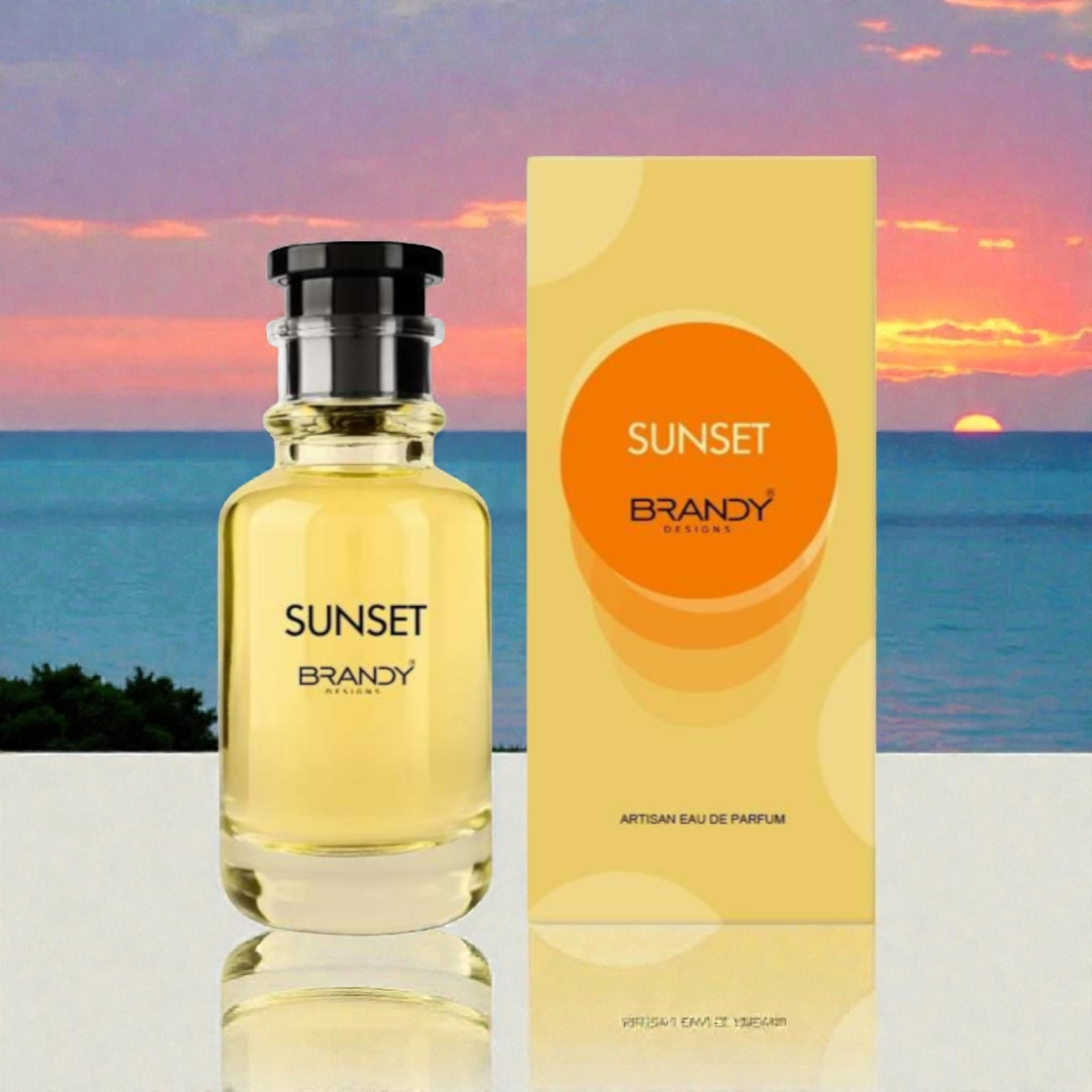 SUNSET 100ML eau de Perfume an Exquisite Blend By Brandy Designs