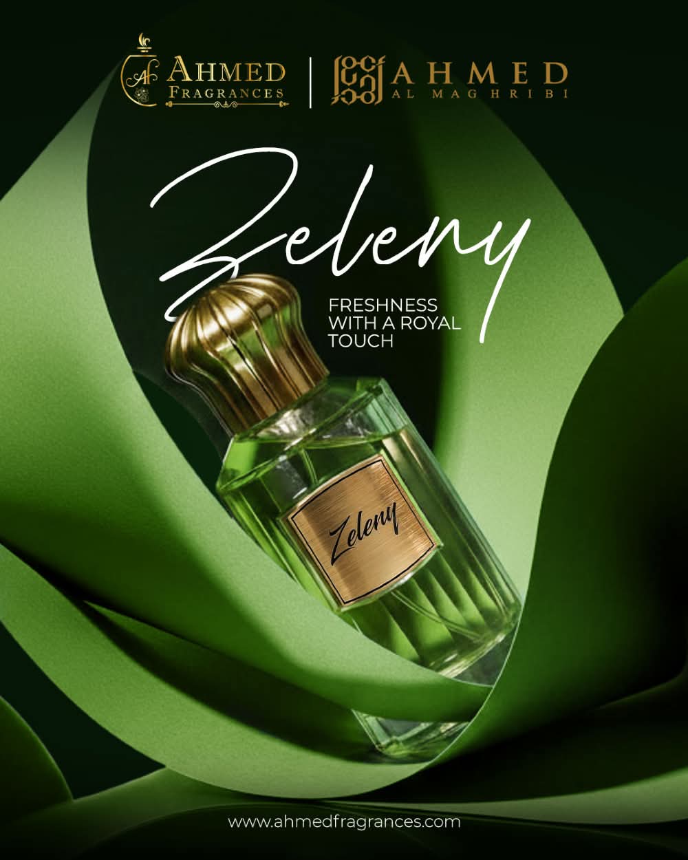 Zeleny 100ml edp By Ahmed Al Maghribi – AROMA HOUSE BD