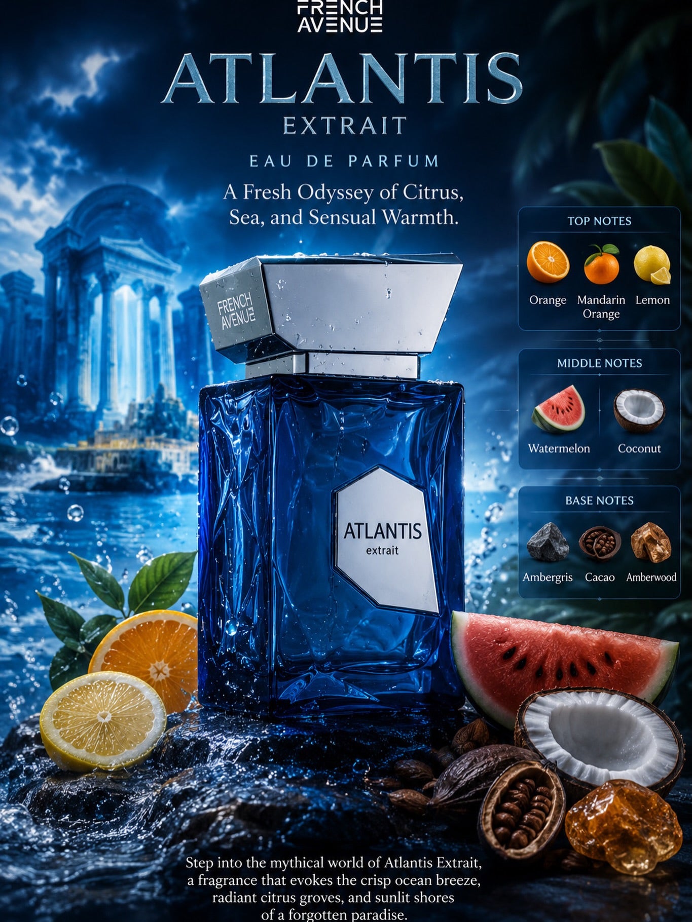 Atlantis Exrait 100 ML EDP By French Avenue