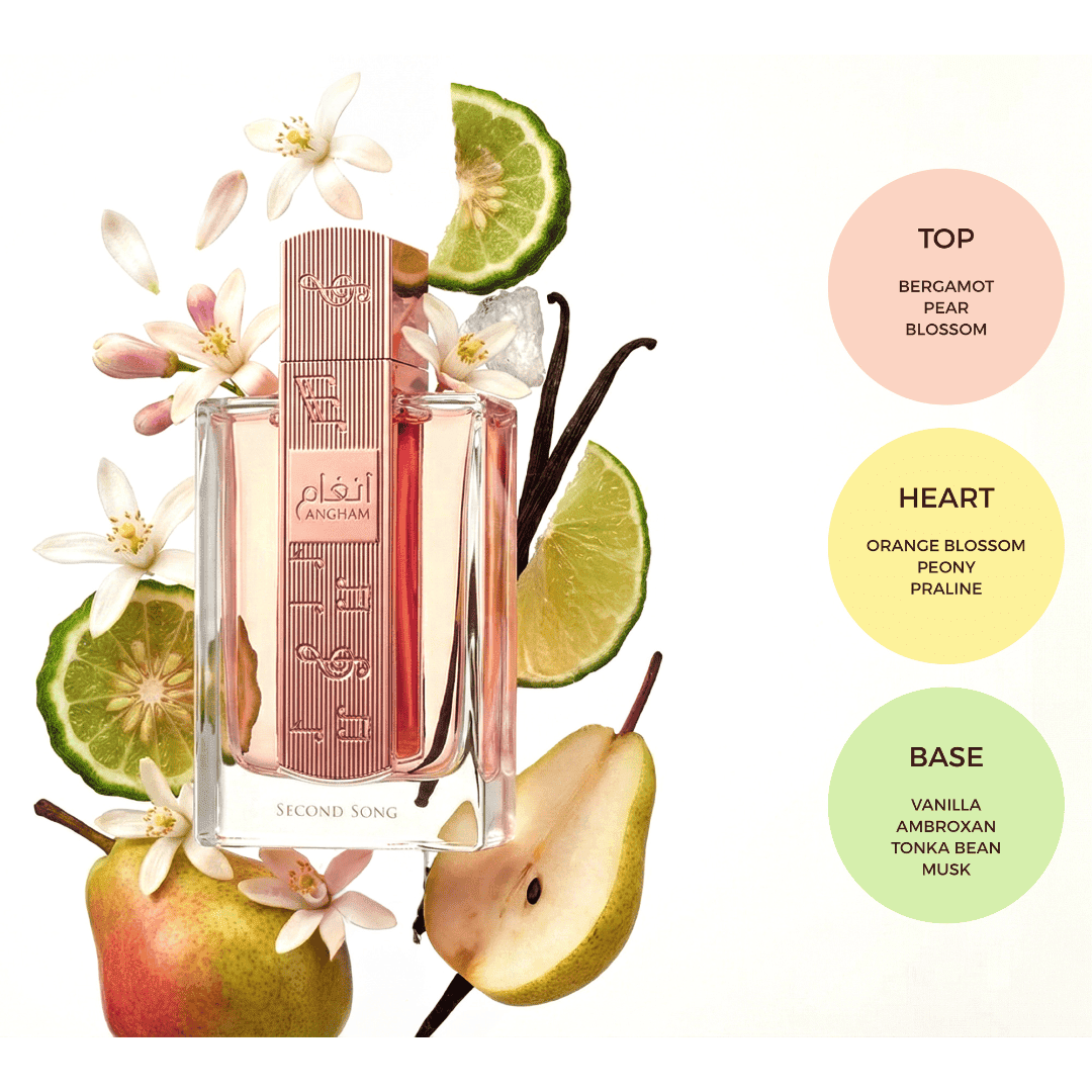 Lattafa Angham Second Song 100 ML EDP exquisite addictive fragrance for Women
