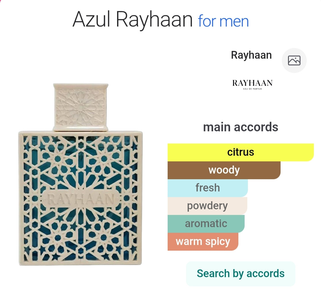 Rayhaan Azul 100 ML EDP