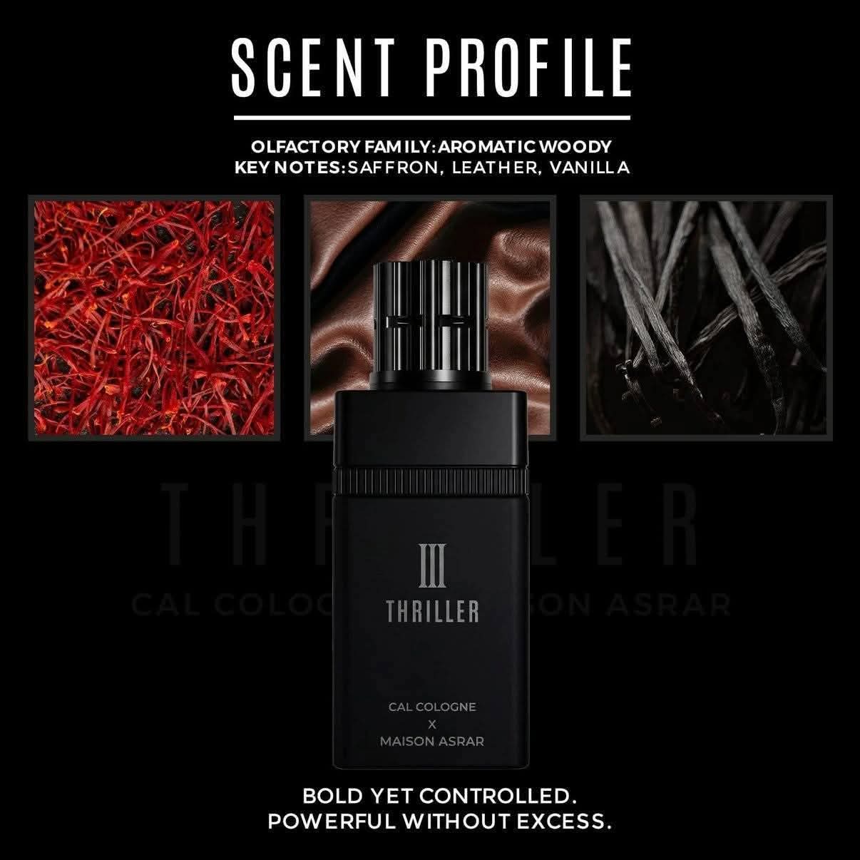Maison Asrar
III THRILLER X Cal Cologne 100 ML Extrait De Parfum