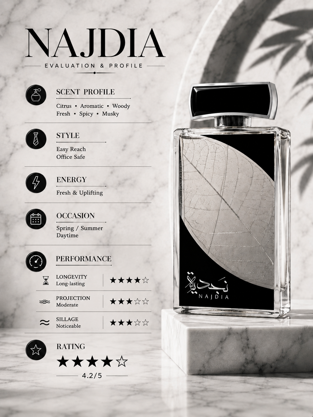 Lattafa Najdia for Men - Eau De Parfum - 100 ML EDP