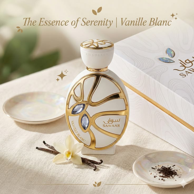 Khadlaj Sawaar Vanille Blanc 100 ML Extrait De Parfum for Women