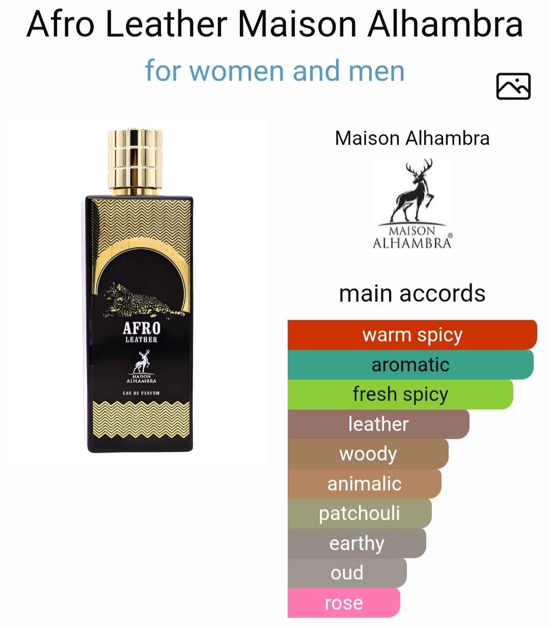 Afro Leather 80 ML EDP - Luxury Afro Leather Perfume for Unforgettable Fragrance