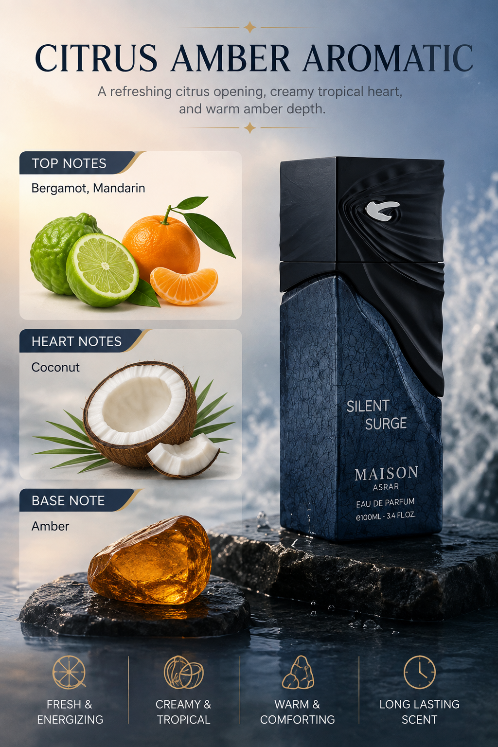 Silent Surge 100 ML EDP By Maison Asrar