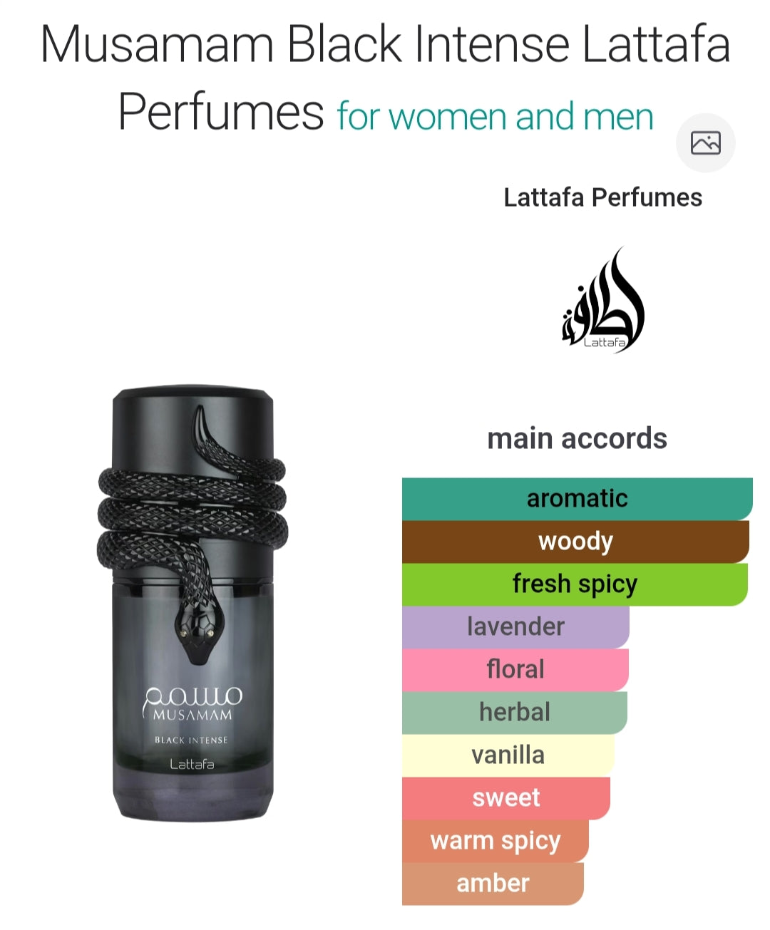 Musammam Black Intense