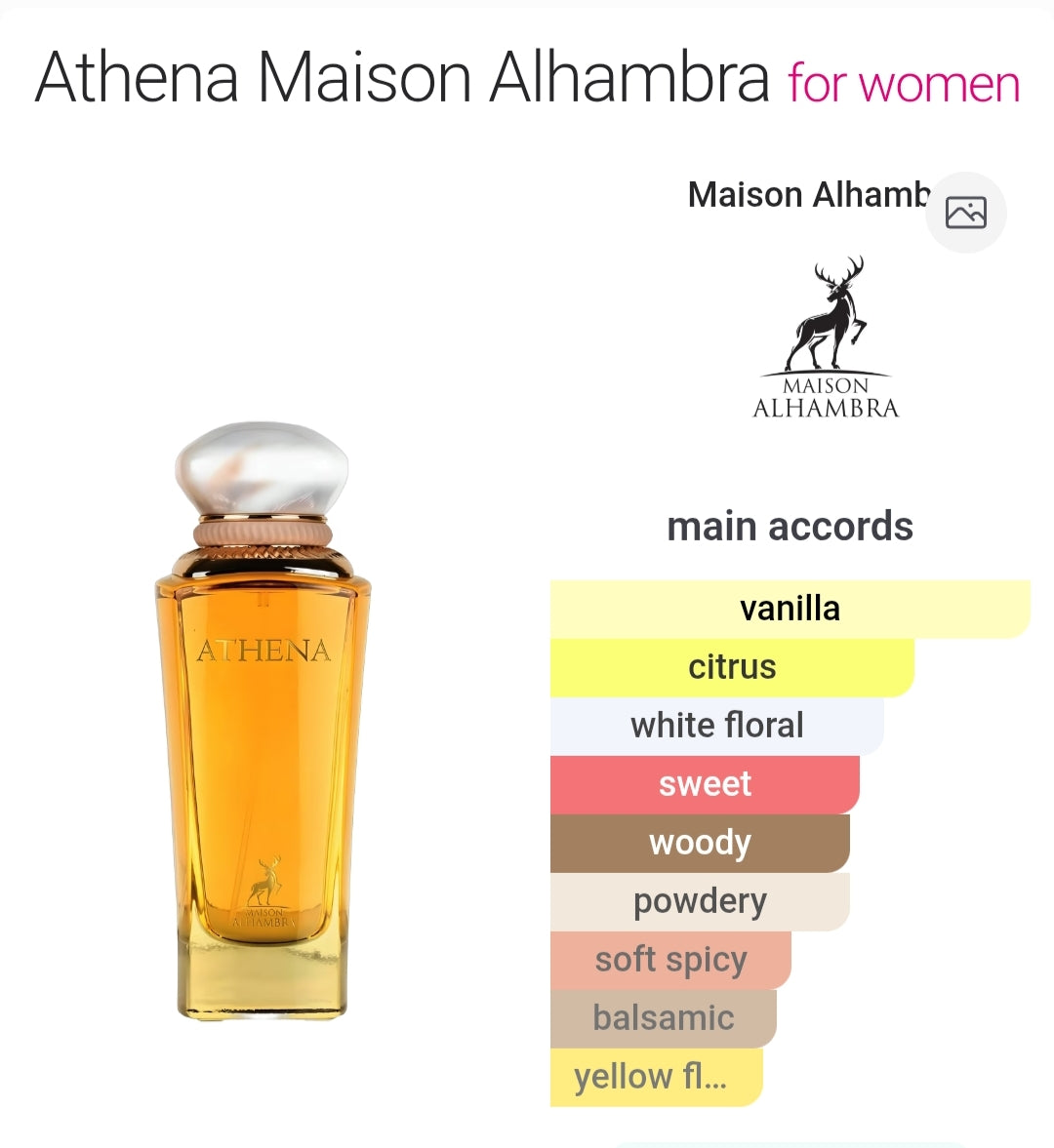 Athena 100 ML EDP By Maison Alhambra